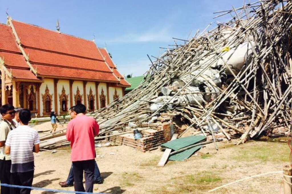 องค์พระใหญ่ เจอพายุกระหน่ำซ้ำพังคลืน องค์พระใหญ่ เจอพายุกระหน่ำซ้ำพังคลืน