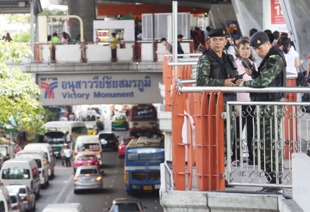 อนุสาวรีย์ชัยฯ ไร้เงาม็อบต้านรัฐประหาร อนุสาวรีย์ชัยฯ ไร้เงาม็อบต้านรัฐประหาร