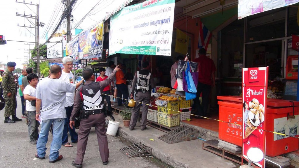 คนร้ายขับรถยนต์กระหน่ำยิงใส่ ร้านของชำกลาง "เมืองหาดใหญ่"
