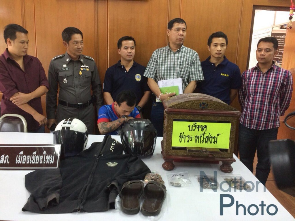 รวบอดีตนักมวย ตระเวรงัดตู้น้ำ-ตู้บริจาควัดนับร้อยทั่วเชียงใหม่ รวบอดีตนักมวย ตระเวรงัดตู้น้ำ-ตู้บริจาควัดนับร้อยทั่วเชียงใหม่