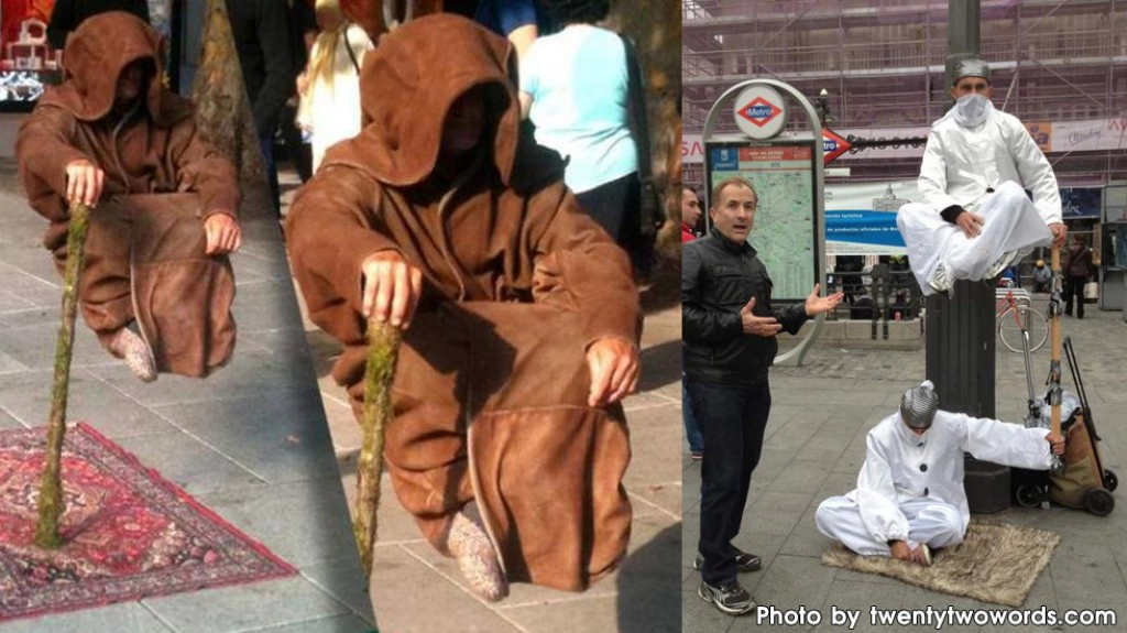 สงสัย! มายากล "นั่งลอยกลางอากาศ"  ลอยได้ยังไง? ดูเฉลย