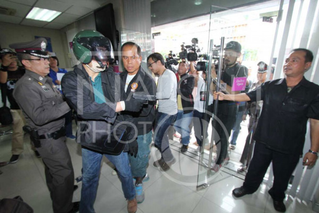 รวบแล้วโจรชิงทรัพย์ ธนาคารออมสิน สาขาหัวลำโพง