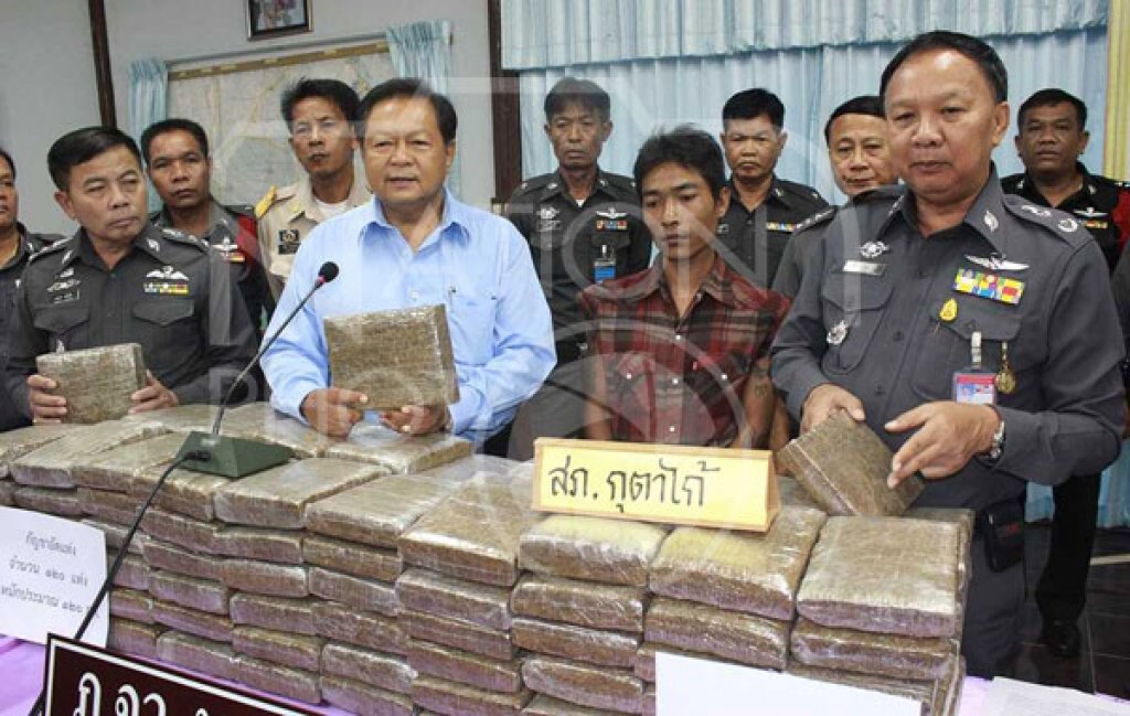 ปูกัญชา 120 กก. นอนตบตาตำรวจ ปูกัญชา 120 กก. นอนตบตาตำรวจ