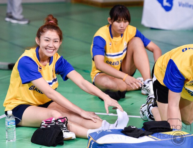 ภาพชุด : การซ้อมของนักวอลเลย์บอลหญิงทีมชาติไทย