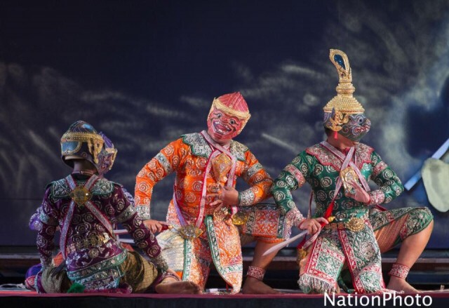 ภาพชุด : การแสดงโขนของกรมศิลป์ ในงานของดีเมืองนรา