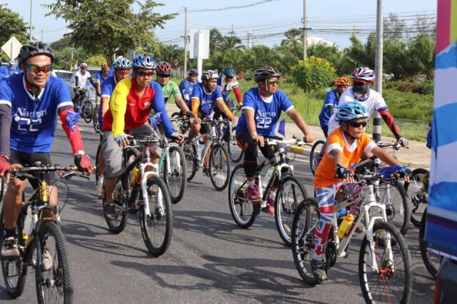 ภาพชุด : กิจกรรมคนข่าวเนชั่นชวนปั่น ที่สงขลา
