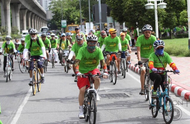 นักปั่นจำนวนมาก ร่วมกิจกรรม Bangkok Car Free Day 2014