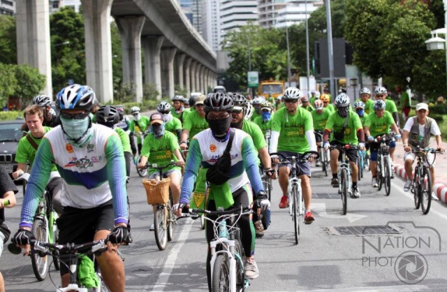 นักปั่นจำนวนมาก ร่วมกิจกรรม Bangkok Car Free Day 2014