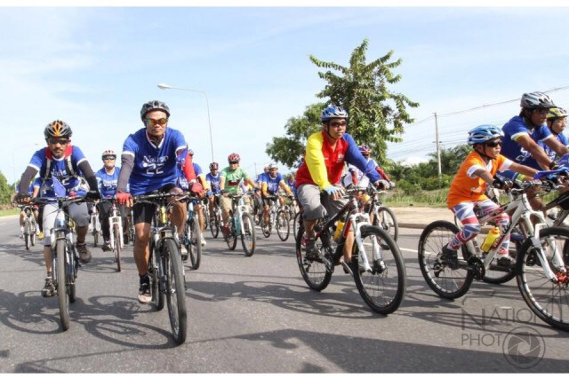 ภาพชุด : กิจกรรมคนข่าวเนชั่นชวนปั่น ที่สงขลา