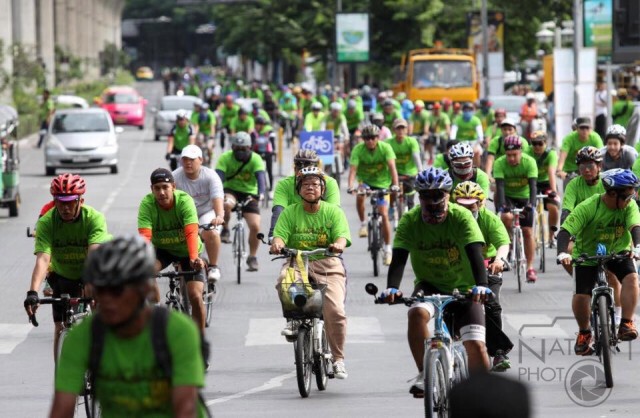 นักปั่นจำนวนมาก ร่วมกิจกรรม Bangkok Car Free Day 2014