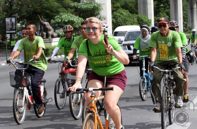 นักปั่นจำนวนมาก ร่วมกิจกรรม Bangkok Car Free Day 2014