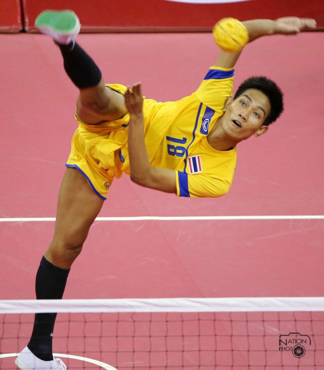ตะกร้อชายไทยฟาดมาเลเซีย 2-0 เข้าชิงแล้ว