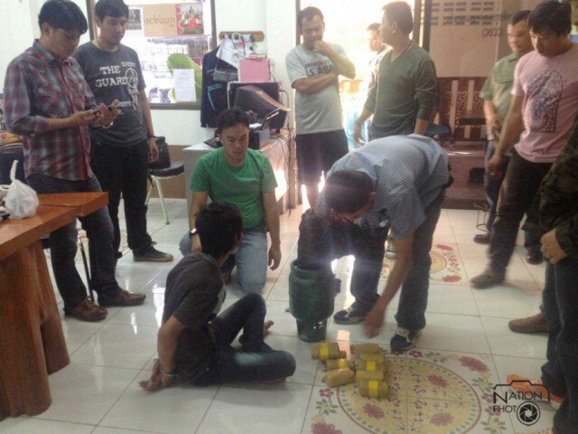 จับ 2 พี่น้องขนยาบ้า 3.4 หมื่นเม็ด ซุกถังแก๊ส