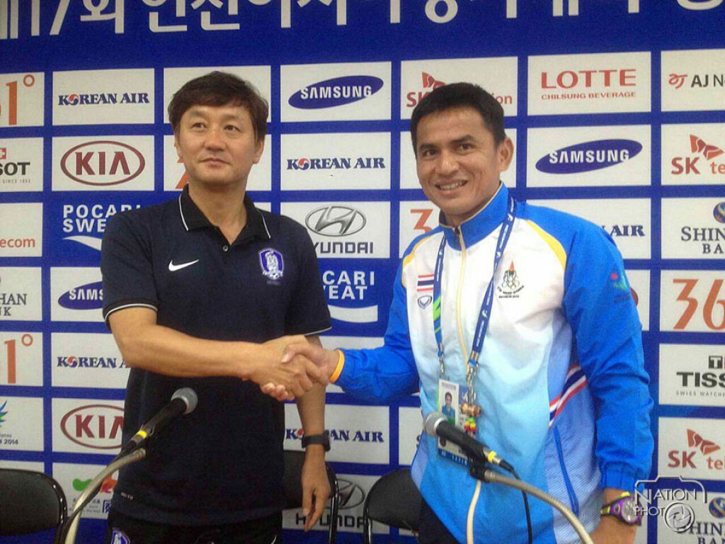 แข้งไทยดวลโสมขาว ลุ้นชิงเอเชี่ยนเกมส์