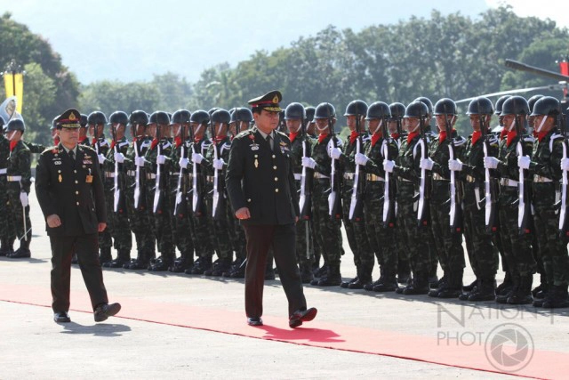 "ประยุทธ์" ยิ้มร่วมงานพิธีเทิดเกียรติและอำลาชีวิตราชการทหารที่ จปร.