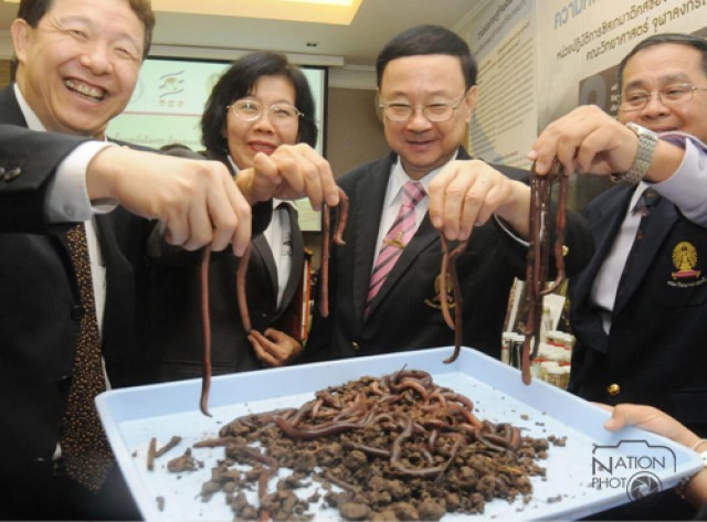 จุฬาฯเผยโฉม"ตะขาบม่วง-ไส้เดือนยักษ์สายพันธุ์ไทย"