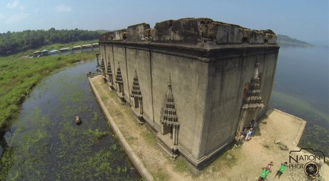 วัดจมน้ำ แหล่งท่องเที่ยวอีกแห่งหนึ่งของ อ.สังขละบุรี จ.กาญจนบุรี