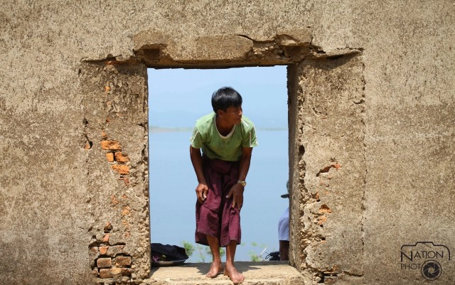 วัดจมน้ำ แหล่งท่องเที่ยวอีกแห่งหนึ่งของ อ.สังขละบุรี จ.กาญจนบุรี