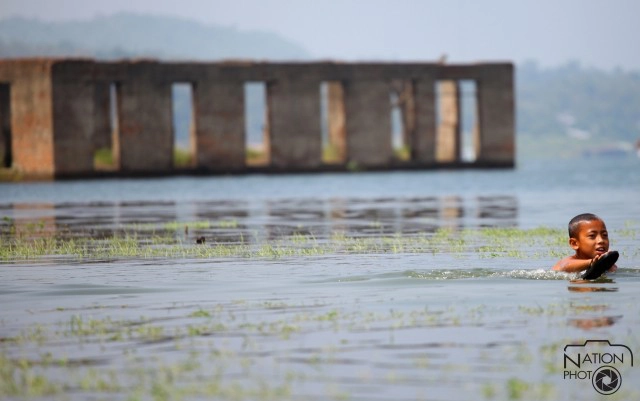 วัดจมน้ำ แหล่งท่องเที่ยวอีกแห่งหนึ่งของ อ.สังขละบุรี จ.กาญจนบุรี