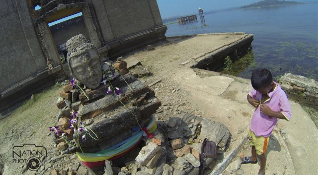 วัดจมน้ำ แหล่งท่องเที่ยวอีกแห่งหนึ่งของ อ.สังขละบุรี จ.กาญจนบุรี