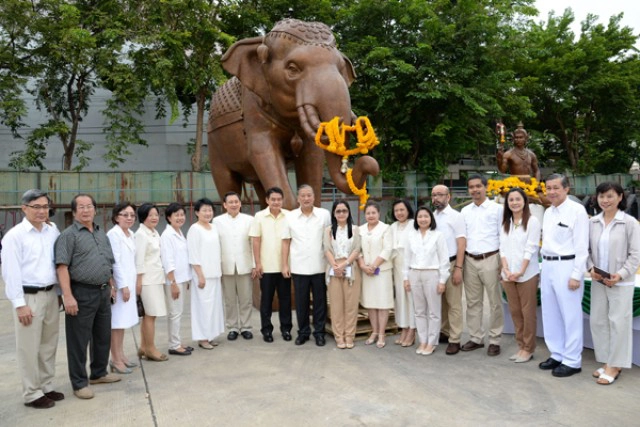 "สุขุมพันธุ์" อัญเชิญ "พระอินทร์ทรงช้างเอราวัณ"