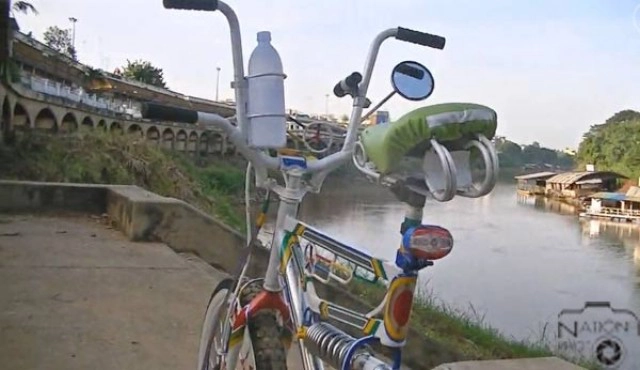 ลุงพิษณุโลกทำจักรยานจากอุปกรณ์ร้านขายของเก่า คนเห็นขอซื้อ ขายได้ราคากว่าหมื่นบาท