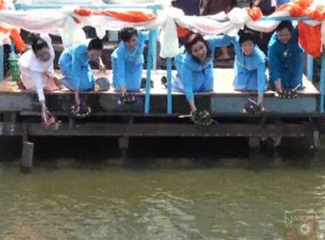 "บิณฑ์ บรรลือฤทธิ์" ชวนลอยกระทง EM อนุรักษ์สิ่งแวดล้อมคลองสมถวิล