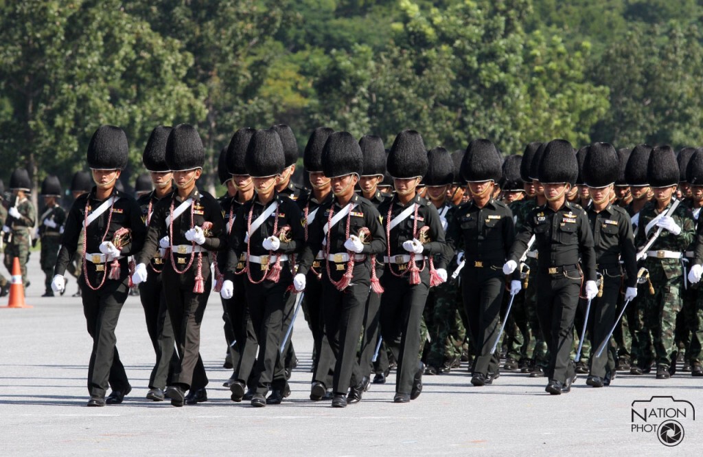 การซ้อมใหญ่พิธีสวนสนามถวายสัตย์ทหารรักษาพระองค์ การซ้อมใหญ่พิธีสวนสนามถวายสัตย์ทหารรักษาพระองค์