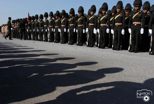 การซ้อมใหญ่พิธีสวนสนามถวายสัตย์ทหารรักษาพระองค์