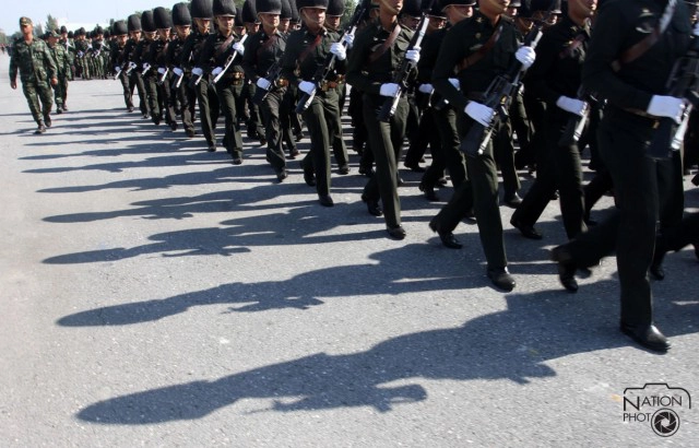 การซ้อมใหญ่พิธีสวนสนามถวายสัตย์ทหารรักษาพระองค์