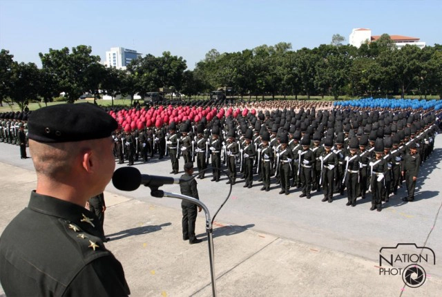การซ้อมใหญ่พิธีสวนสนามถวายสัตย์ทหารรักษาพระองค์