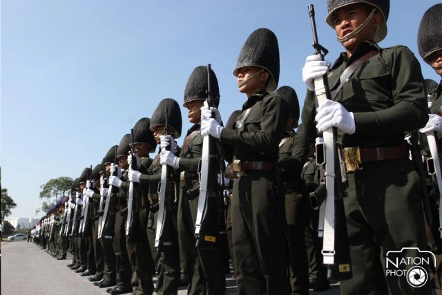 การซ้อมใหญ่พิธีสวนสนามถวายสัตย์ทหารรักษาพระองค์