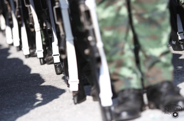 การซ้อมใหญ่พิธีสวนสนามถวายสัตย์ทหารรักษาพระองค์