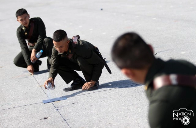 การซ้อมใหญ่พิธีสวนสนามถวายสัตย์ทหารรักษาพระองค์