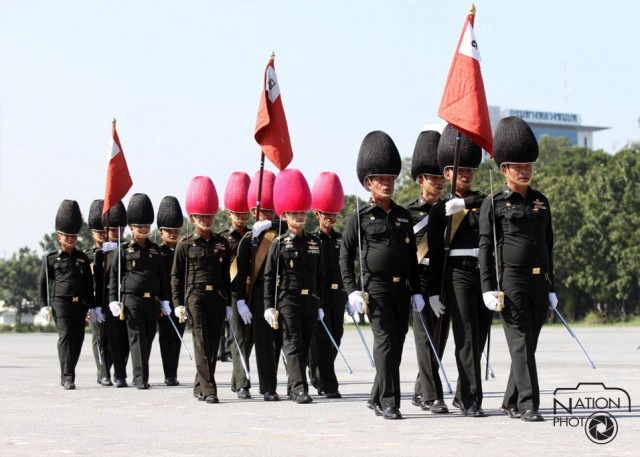 การซ้อมใหญ่พิธีสวนสนามถวายสัตย์ทหารรักษาพระองค์