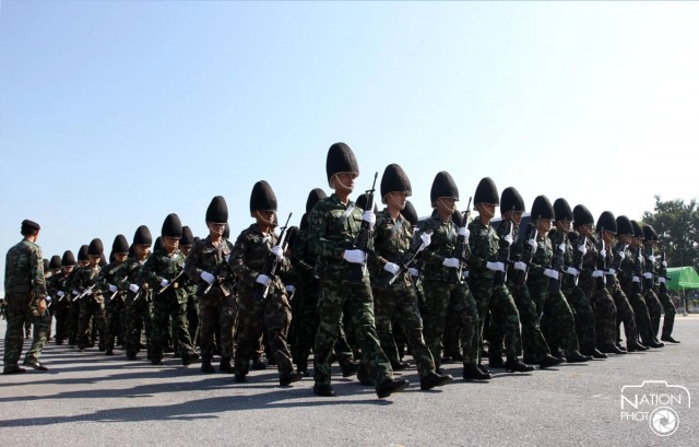 การซ้อมใหญ่พิธีสวนสนามถวายสัตย์ทหารรักษาพระองค์