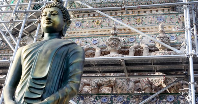 บูรณะ พระปรางค์องค์เล็ก ที่วัดแจ้ง