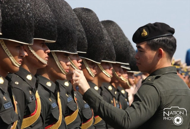 การซ้อมใหญ่พิธีสวนสนามถวายสัตย์ทหารรักษาพระองค์