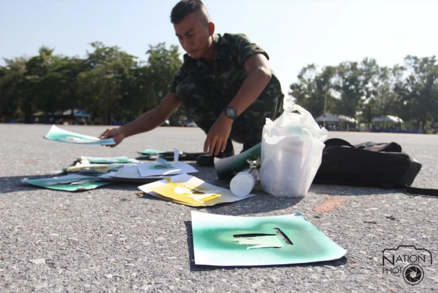 การซ้อมใหญ่พิธีสวนสนามถวายสัตย์ทหารรักษาพระองค์