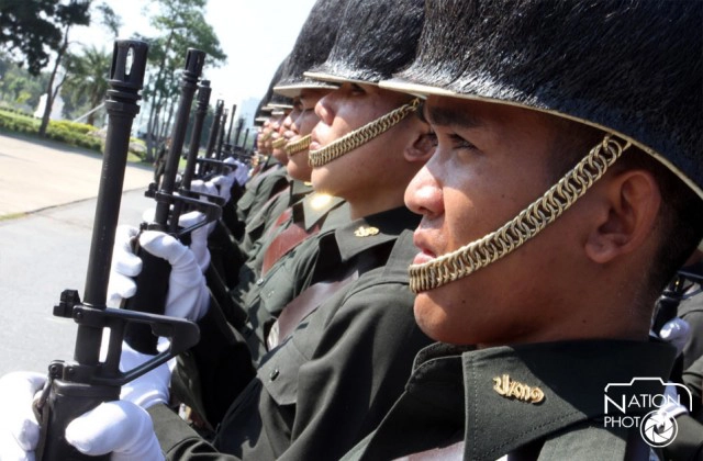 การซ้อมใหญ่พิธีสวนสนามถวายสัตย์ทหารรักษาพระองค์