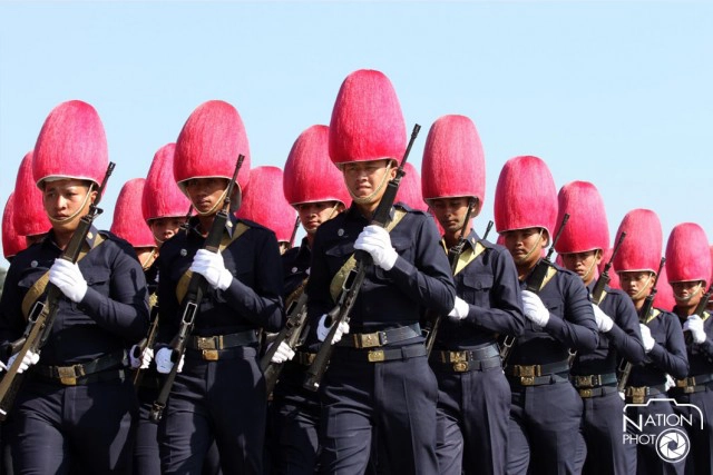 การซ้อมใหญ่พิธีสวนสนามถวายสัตย์ทหารรักษาพระองค์