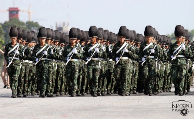 การซ้อมใหญ่พิธีสวนสนามถวายสัตย์ทหารรักษาพระองค์