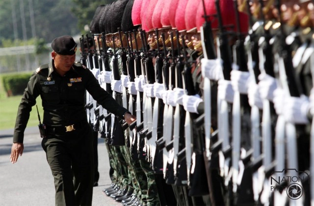 การซ้อมใหญ่พิธีสวนสนามถวายสัตย์ทหารรักษาพระองค์