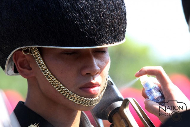 การซ้อมใหญ่พิธีสวนสนามถวายสัตย์ทหารรักษาพระองค์