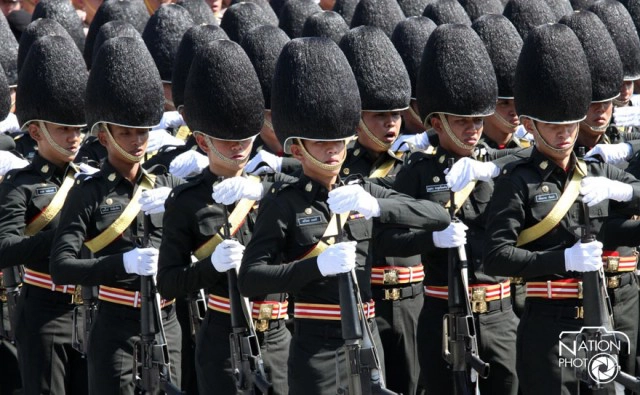 การซ้อมใหญ่พิธีสวนสนามถวายสัตย์ทหารรักษาพระองค์