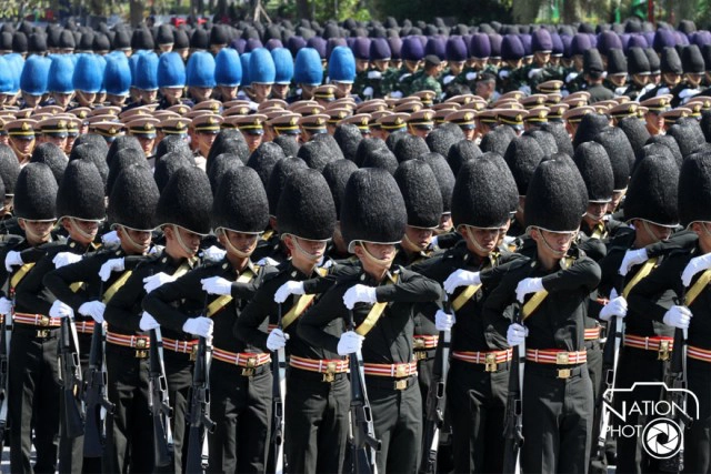 การซ้อมใหญ่พิธีสวนสนามถวายสัตย์ทหารรักษาพระองค์