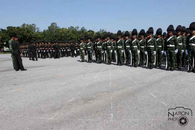 การซ้อมใหญ่พิธีสวนสนามถวายสัตย์ทหารรักษาพระองค์