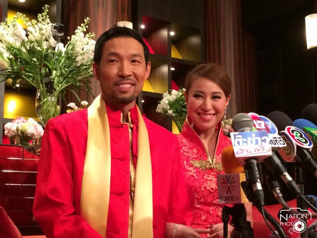 ซี-ฉัตรปวีณ์  แถลงข่าวหลังงานเลี้ยงสละโสด