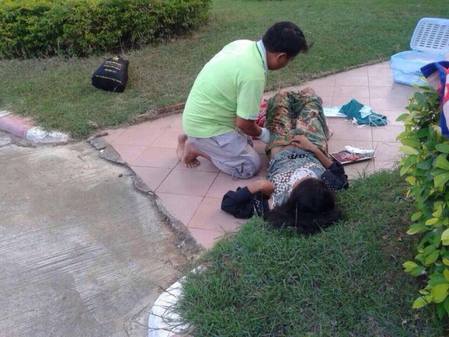 ชาวเน็ตชื่นชม หมอสระแก้ว ทำคลอดให้คนกัมพูชาหน้าโรงพยาบาล