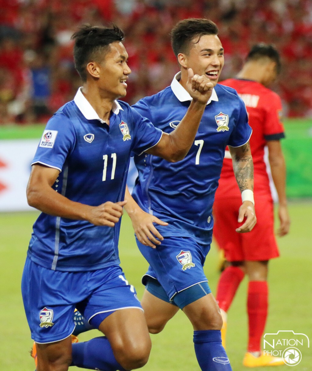 ช้างศึก เฉือนชนะ เจ้าภาพสิงคโปร์ 2-1 เอเอฟเอฟ ซูซูกิคัพ 2014